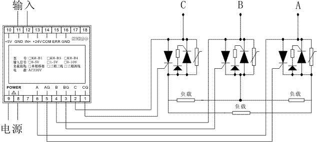 單相調單相三相三相可控硅移相觸發(fā)模塊-B3
