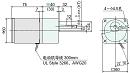 2GN120K 減速機(jī) 2IK6GN-C 減速電機(jī)組合的外形圖